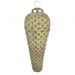 Szklana Bombka Zielono-Brązowa B Clayre & Eef