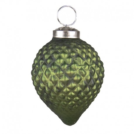 Szklane Bombki Zielone F Clayre & Eef