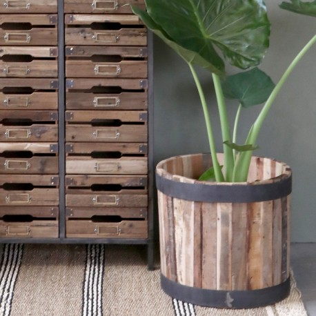 Osłonka Na Doniczkę Chic Antique Corte Grafitowa D