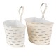 Pojemniki/Osłonki Ścienne Shabby Chic 2 szt. B Clayre & Eef