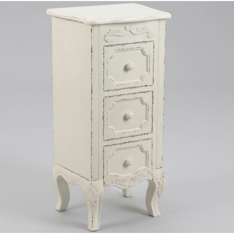 Komoda w Stylu Francuskim Biała Na Biżuterię