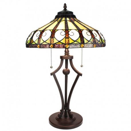 Lampa Stołowa Tiffany 3J Clayre & Eef
