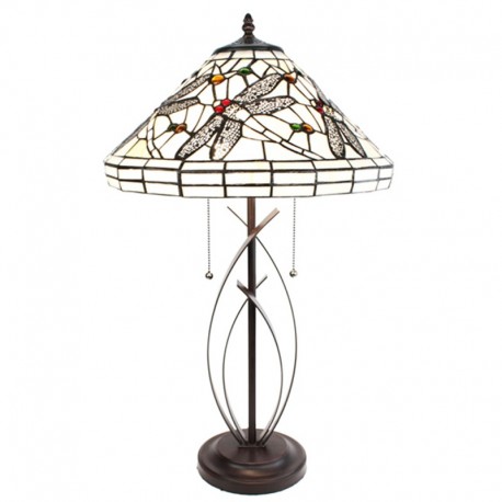 Lampa Stołowa Tiffany 3P Clayre & Eef