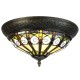 Lampa Tiffany Plafon R Clayre & Eef