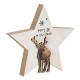 Drewniana Gwiazda Ozdobna Merry Christmas Clayre & Eef