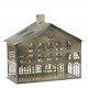 Lampion Domek Chic Antique Metalowy 26,5 cm