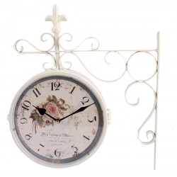 Zegar Dworcowy Biały