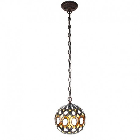 Lampa Tiffany Wisząca Kula Clayre & Eef