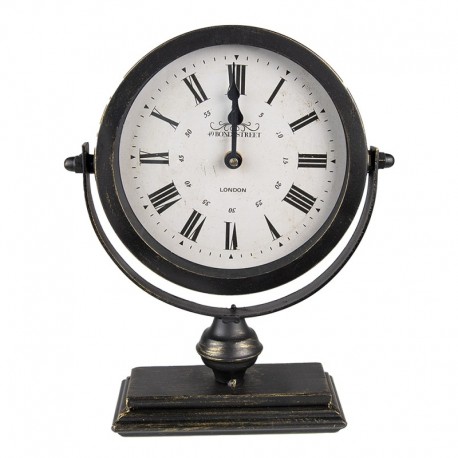 Zegarek Stołowy Industrialny Czarny B Clayre & Eef