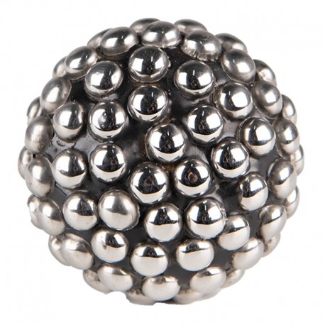 Ozdobna Gałka Meblowa Srebrne Kuleczki Clayre & Eef