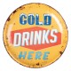 Metalowa Tabliczka Vintage Cold Drinks Clayre & Eef