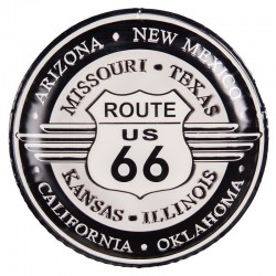 Metalowa Tabliczka Vintage Route 66 A Clayre & Eef