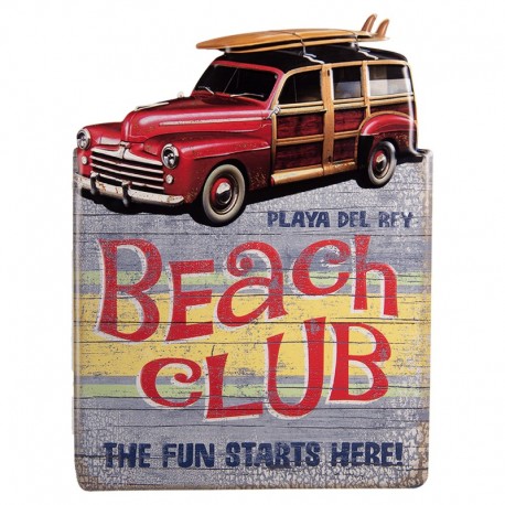 Metalowa Tabliczka Vintage Beach Club Clayre & Eef