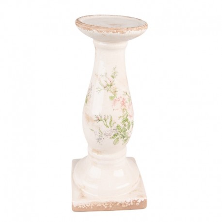 Świecznik Prowansalski w Kwiaty A Clayre & Eef