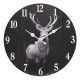 Zegar w Stylu Skandynawskim z Jeleniem Clayre & Eef