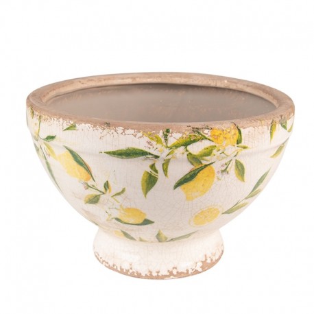 Osłonka Na Doniczkę w Cytryny Prowansalska A Clayre & Eef