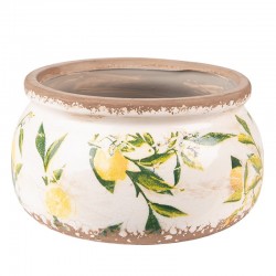 Osłonka Na Doniczkę w Cytryny Prowansalska F Clayre & Eef