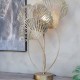 Metalowa Lampa Stołowa Chic Antique Liście