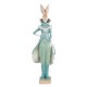 Figurka Zająca w Turkusowym Ubraniu 44 cm Clayre & Eef
