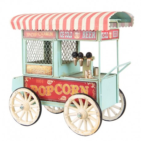 Metalowy Model Retro Wózek Do Popcornu Clayre & Eef