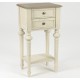 Stolik Nocny w Stylu Prowansalskim Beżowy
