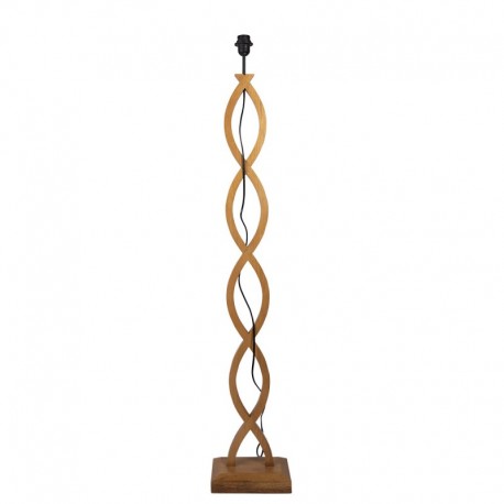 Lampa Podłogowa Rustykalna Brązowa Clayre & Eef