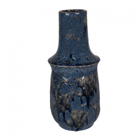 Niebieski Wazon Ceramiczny Clayre & Eef