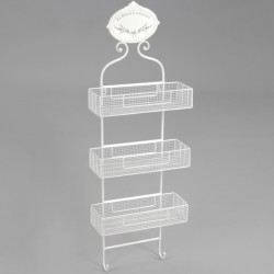 Metalowa Półka z Wieszakami Lawenda