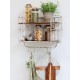 Półki Ścienne Chic Antique z Wieszakami