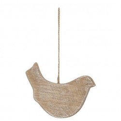 Drewniana Zawieszka Ptaszek