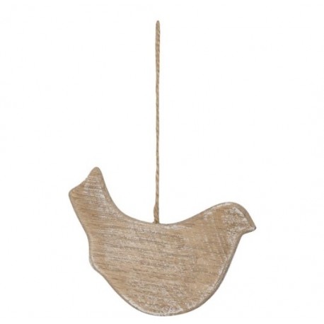 Drewniana Zawieszka Ptaszek