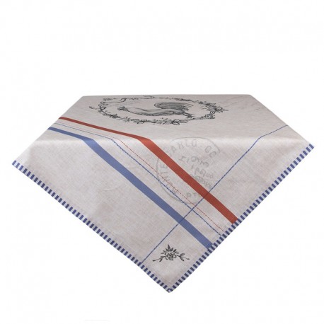 Obrus Prowansalski z Kogutem Kwadratowy A Clayre & Eef