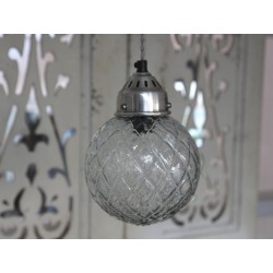 Szklana Lampa Kula 1
