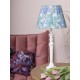 Lampa Stołowa z Abażurem w Kwiaty Clayre & Eef