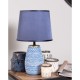 Ceramiczna Lampa Stołowa Niebieska Clayre & Eef