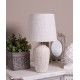 Ceramiczna Lampa Stołowa Kremowa Clayre & Eef