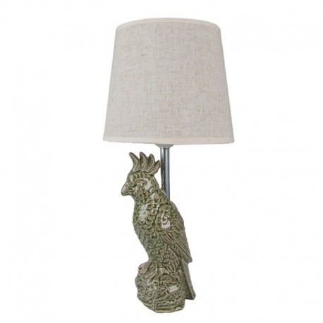 Ceramiczna Lampa Stołowa Papuga Clayre & Eef
