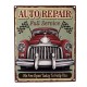 Metalowa Tabliczka Vintage Auto Repair Clayre & Eef