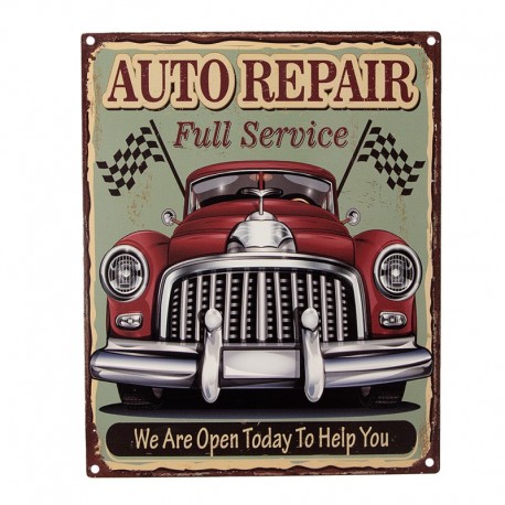 Metalowa Tabliczka Vintage Auto Repair Clayre & Eef