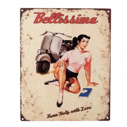 Metalowa Tabliczka Vintage Bellissima Clayre & Eef