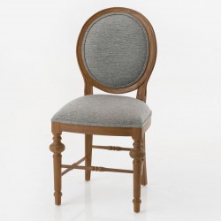 Krzesło w Stylu Prowansalskim Szare B