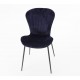 Welurowe Krzesło Granatowe