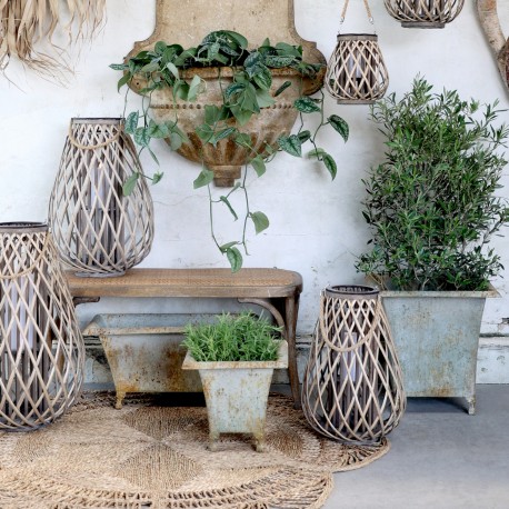 Pleciony Dywanik Okrągły Chic Antique z Trawy Morskiej B