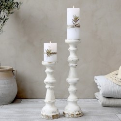 Świecznik Prowansalski Metalowy Chic Antique 23,5 cm