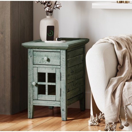 Szafka Nocna Rustykalna Avola Miętowa Livin Hill