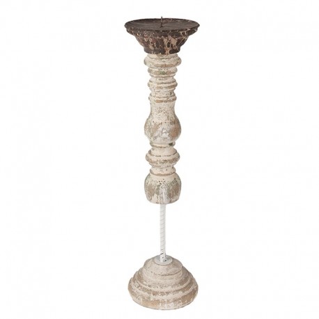 Wysoki Świecznik Prowansalski 44 cm Clayre & Eef