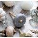 Ozdobna Gałka Meblowa Marmurowa Chic Antique Szara