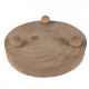 Drewniana Taca/Podstawka Okrągła A Clayre & Eef