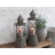 Wysoki Lampion Latarnia Vintage Chic Antique 47 cm