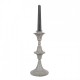 Wysoki Świecznik Metalowy Szary B Clayre & Eef